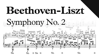 Beethoven-Liszt - Symphony No. 2, Op. 36 (Sheet Music) (Piano Reduction)