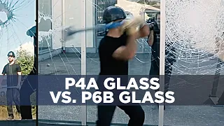 Armored glass vs. sledgehammers - Which pane will last longer?
