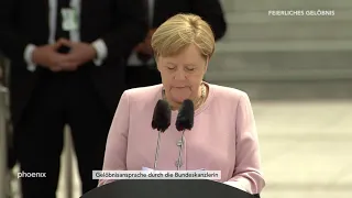 Rekrutengelöbnis: Gelöbnisansprache von Kanzlerin Angela Merkel am 20.07.19