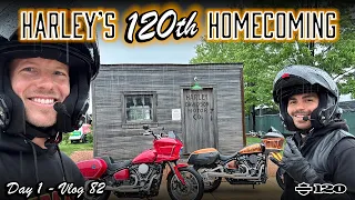 Thrashin's here to celebrate Harley-Davidsons 120th Homecoming - Day 1 - Vlog 82