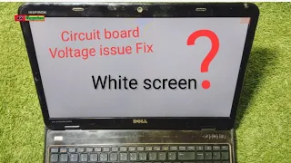 Dell Laptop White screen problem || Jumper wire Only || Solved