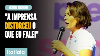 MICHELLE BOLSONARO NEGA TER FEITO 'PACTO PARA CHEGAR AO PODER'