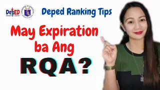 May Expiration ba Ang RQA? || My Bhing