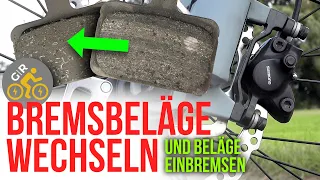 Shimano Bremsbeläge wechseln und Beläge einbremsen