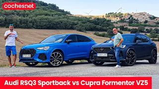 Audi RS Q3 Sportback vs CUPRA Formentor VZ5 | Comparativa / Test / Review en español | coches.net