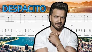 Luis Fonsi - Despacito - Guitar Tutorial (TAB + CHORD)