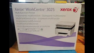 Unboxing Multifunctionala Laser Xerox WorkCentre 3025