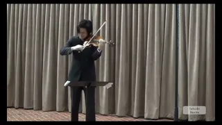 Paganini caprice No.5 | INSANELY ACCURATE CAPPRICCIO AT 208 BPM (ricochet bowing) | Tatsuki Narita