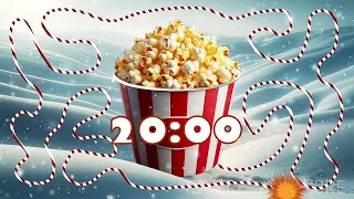 20 Minute Christmas themed Popcorn 🍿 bomb 💣 timer