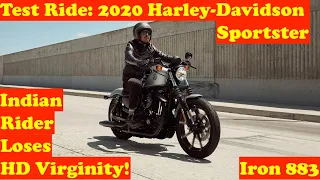 2020 Harley-Davidson Sportster - Iron 883: Test Ride - My Very First Harley! 😍