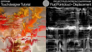 FLUID POINTCLOUD DISPLACEMENT - TOUCHDESIGNER TUTORIAL