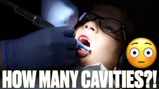 TAKING FOUR KIDS TO THE DENTIST | FINDING 11 CAVITIES 😳 WHICH KID NEEDS BRACES? KIDS GETTING BRACES