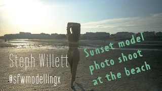 Swimsuit and bikini model, beach photo and video shoot with Steph Willett