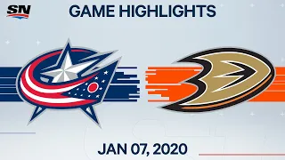 NHL Highlights | Blue Jackets vs Ducks – Jan. 7, 2020