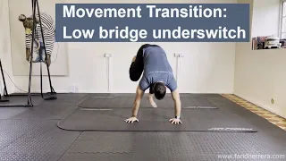 Movement Transition: Side crawl thread through to low bridge underswitch