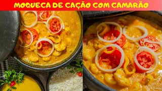 COMO FAZER MOQUECA DE PEIXE E CAMARÃO MUITO FACIL DE FAZER E FICA DELICIOSA.