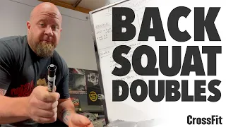 Heavy Back Squat Doubles WOD Demo: 221017