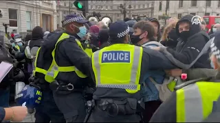 Полиция Великобритании разогнала протесты против нового законопроекта