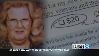 Target 8: Can charity mail be stopped?