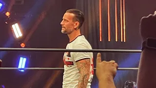 AEW Rampage: The First Dance - The United Center serenading CM Punk.