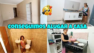 CONSEGUIMOS ALUGAR A CASA| MOSTREI TUDO GRAÇAS A DEUS 🙏 FIZ TAPIOCA COM OVO