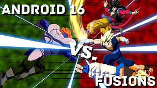 DBFZ Anti-Fusion Guide! How to dunk Fusions as Android 16! | 1.31