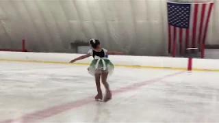 figure skating 7year old girl - happy working song