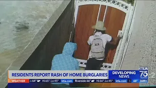 Inglewood residents report rash of burglaries