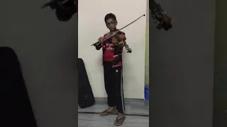 Mere rashke qamar violin