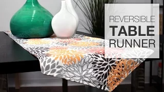 How to Sew a Reversible Table Runner (Tutorial)