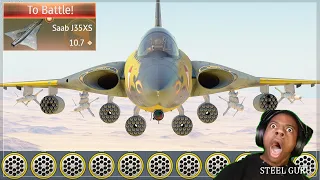 The ENTIRE SWEDISH tech tree grind! [Using Saab J35XS Draken] 💀💀💀 This GRIND is taking MY SOUL!⌛⌛⌛