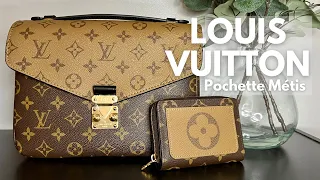 Louis Vuitton Reverse Monogram Pochette Métis Unboxing | Bag Organizer | What Fits