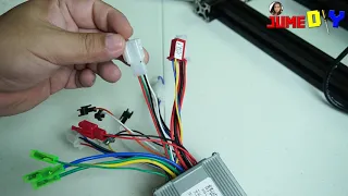 สายต่างๆของ Brushless  Controller สำหรับมือใหม่ DIY electronic scooter/ eBike