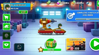 Hills of Steel (MOD, Unlimited Coins) Hills of Steel All 22 Tanks Unlocked & Upgrade Game Play #28