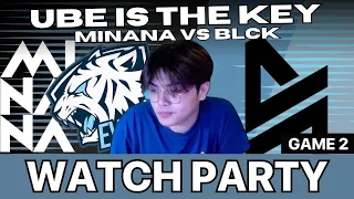 BLCK VS MNNE GAME 2 (UBE IS THE KEY REAL QUICK)