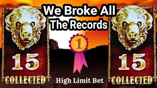 💲WOW!! 15 GOLD HEADS - MEGA HANDPAY Ever Seen in BUFFALO COLLECTION Slot