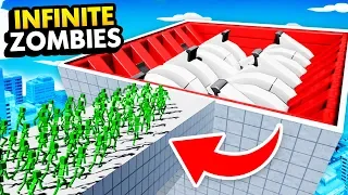 INFINITE ZOMBIES vs WORLD'S BIGGEST SHREDDER (Fun With Ragdolls: The Game Funny Gameplay)