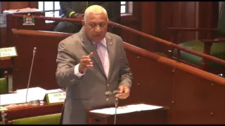 Fijian PM on Government's vision & priorities in 'Right of Reply' remarks' in Parliament today