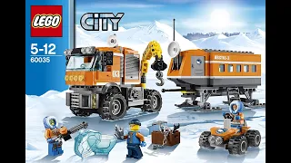 Lego City 60035 Arctic Outpost build review. Обзор Лего 60035 Передвижная Арктическая Станция