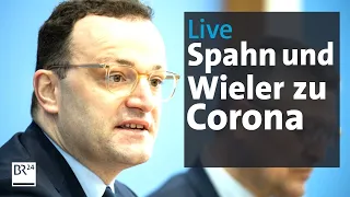 BR24Live: Gesundheitsminister Spahn und RKI-Chef Wieler über aktuelle Corona-Lage | BR24