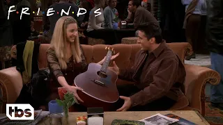 Friends: Phoebe Teaches Joey How To Play Guitar (Season 5 Clip) | TBS