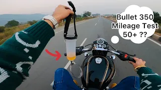 Bullet 350 Mileage Test || Unbelievable || With Proof || Royal Enfield 😱