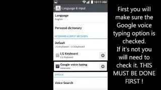 How to Restore the Google Voice Typing mic key /  icon to your Android KitKat 4 device keyboard