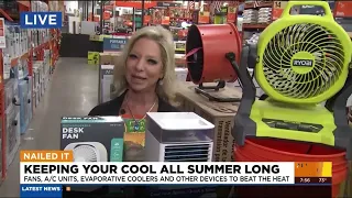 Staying Cool with Fans, Portable AC and Evaporative Coolers! Home Depot Debbie 5/12/2024