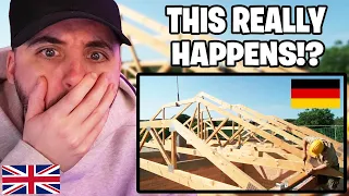 Brit Reacts to how GERMAN HOUSES are made! (roof)