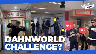 'DahnWorld Challenge' spread among Korean teens