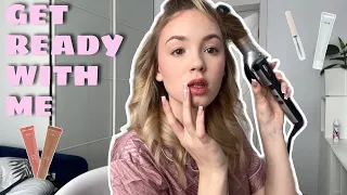 GET READY WITH ME: 🌸🎀 собираемся вместе со мной | уход за лицом, макияж, укладка