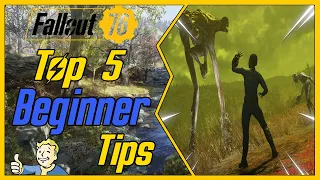 Fallout 76 - Top 5 Tips For Beginners.