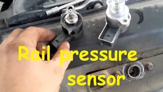 Mercedes Sprinter EDC / Rail pressure sensor P1187 Error code / Rail pressure too low