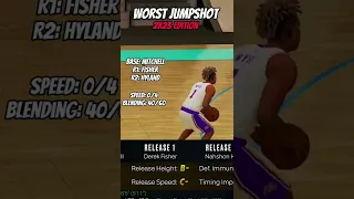 Worst jumpshot 2k23 edition 🔥#2k22 #2k #nba2k #nba2k22currentgen #2k23